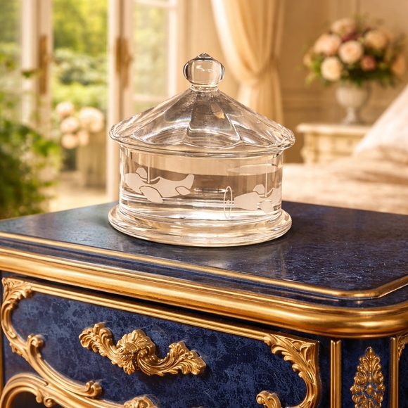 Baccarat Other - Baccarat Clear Glass Lidded Dish